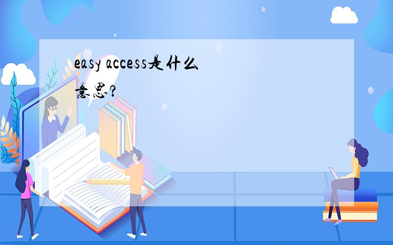 easy access是什么意思?